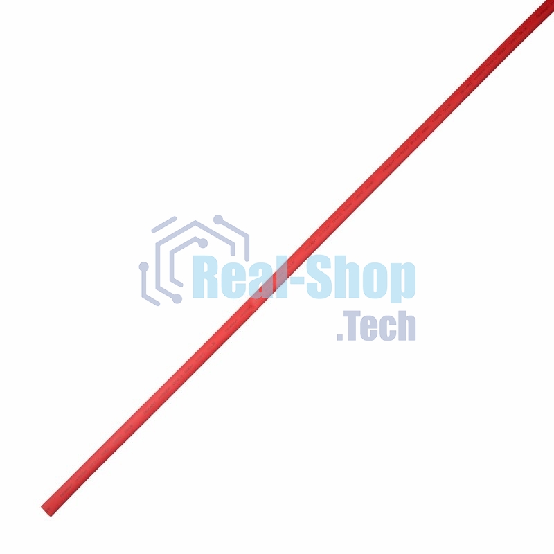 Термоусаживаемая трубка клеевая Rexant 12,0/4,0 мм, красная, упаковка 10 шт. по 1 м