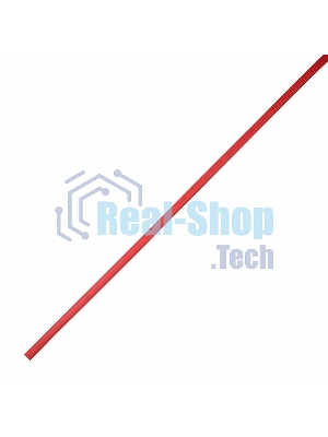 Термоусаживаемая трубка клеевая Rexant 12,0/4,0 мм, красная, упаковка 10 шт. по 1 м