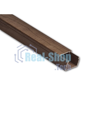 Кабель-канал 40х25 L2000 пластик дуб (темн. основа) Рувинил РКК-40х25-08М