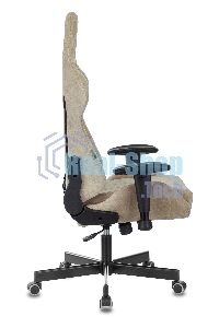 Кресло игровое Бюрократ VIKING KNIGHT LT21 FABRIC песочный крестовина металл/пластик