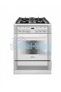 Плита комбинированная Gefest ПГЭ 6502-03 0242 белый, конфорок 4 газовых, духовка 55 л, 60 см x 85 см x 60 см