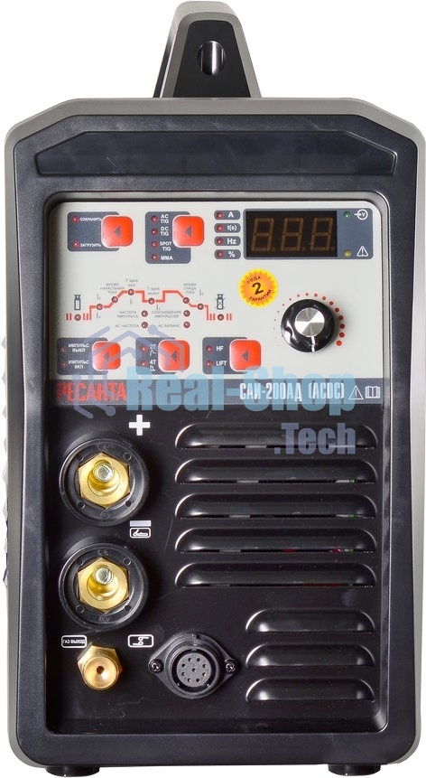 Сварочный аппарат Ресанта САИ-200АД (АС/DC) инвертор ММА DC/TIG