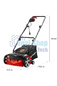 Аэратор-скарификатор электрический Зубр ЗСЭ-32-1000 1000Вт 4000 об/минт-сборник 40л