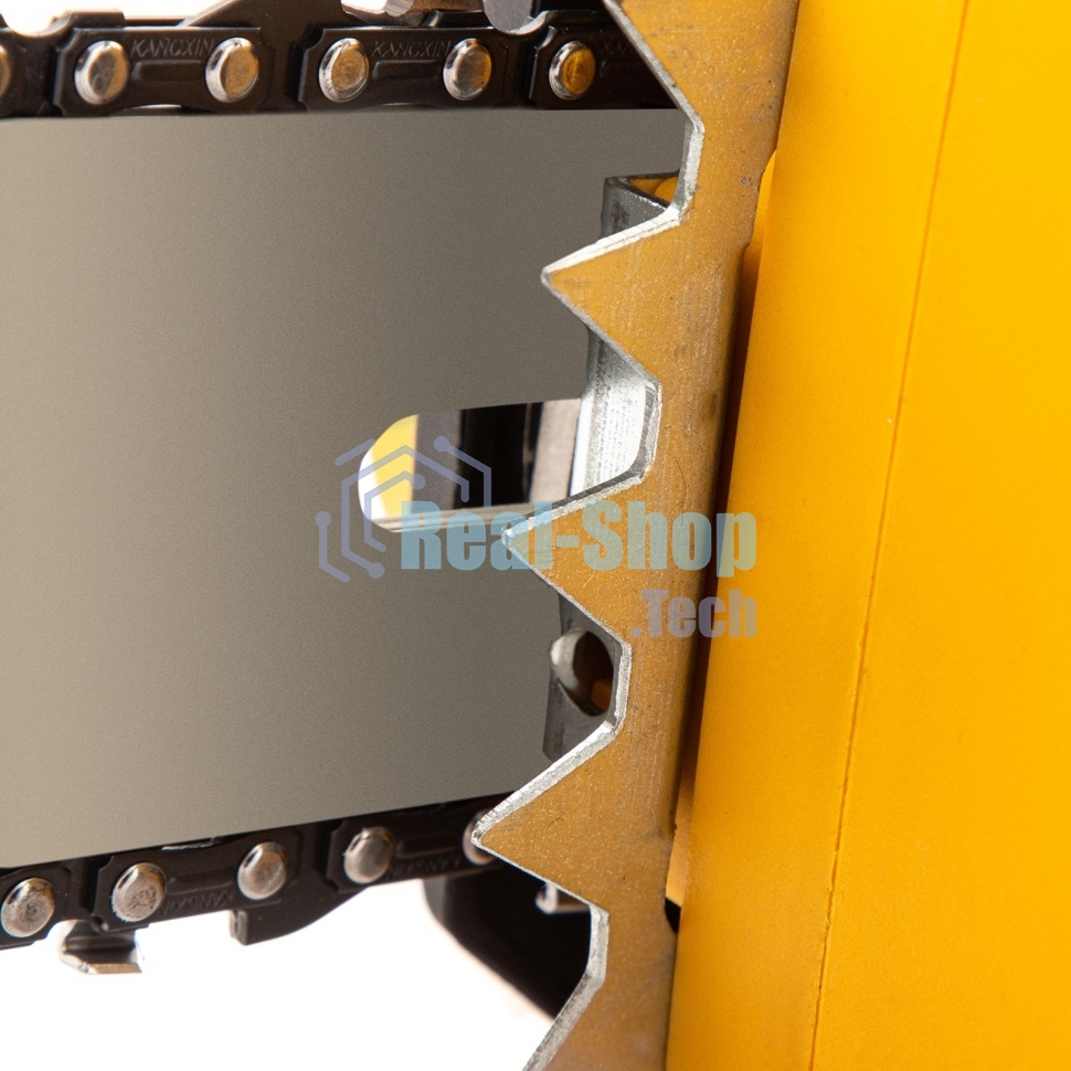 Пила цепная электрическая Denzel EDS-2200P 2,2кВт, поперечная, шина 45см, шаг 3/8, паз 1,3 мм, 63 зв