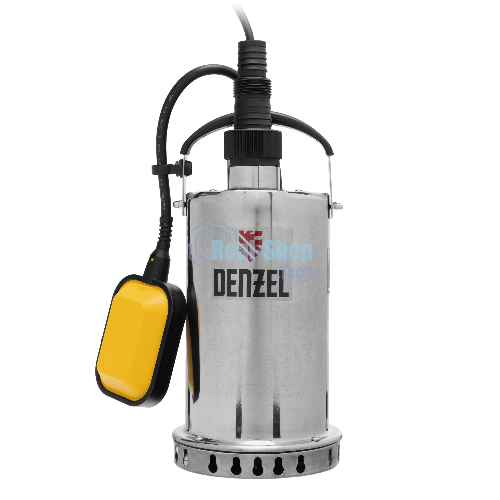 Дренажный насос Denzel DP600X, 600 Вт, подъем 7,5 м, 8500 л/ч