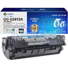 Картридж лазерный G&G GG-Q2612A UNIVERSAL черный (2000 стр.) для HP 1010/1012/1015/1018/Canon LBP2900/3000/L120/L90/L100/L120/HP 1020/1022/3015/3020/3030/3050/3052/3055/M1005/1300/1319f; Canon 4140/MF4380dn/4010/4660pl/4100/4690pl/4110/4120/4140/4150/4270/4320d/4330d/4340d/4050/4350/4370/4130/4690/6570;D420/450/480