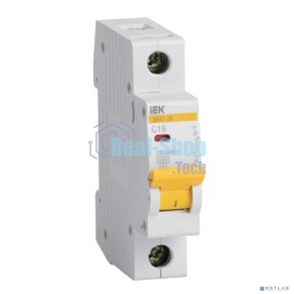 Выключатель автоматический модульный 1п B 20А 4.5кА ВА47-29 ИЭК MVA20-1-020-B