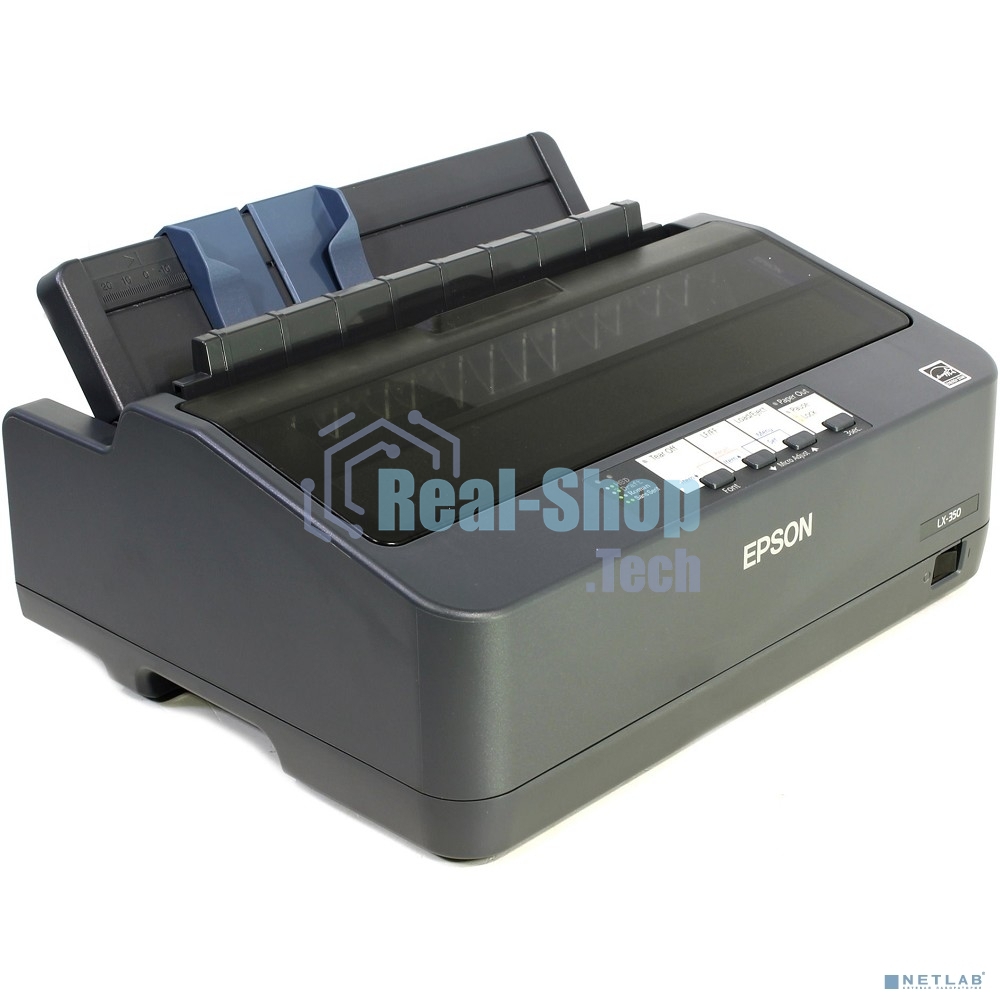 Принтер матричный Epson LX-350 (C11CC24031/C11CC24032), (А4, 357 cps (12 cpi), USB, LPT, COM)