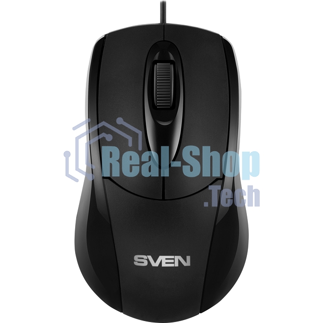 Мышь проводная SVEN RX-110 черный, 1000 dpi, USB, кнопки - 3