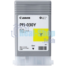 Картридж струйный Canon Pigment Ink PFI-030 Yellow желтый (55 мл) для Canon imagePROGRAF TM-240, TM-340