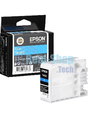 Картридж струйный голубой Epson T46S2 для SC-P700