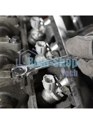 Набор ключей рожковых Matrix, 6 х 32 мм, 12 шт., CrV, хромированные