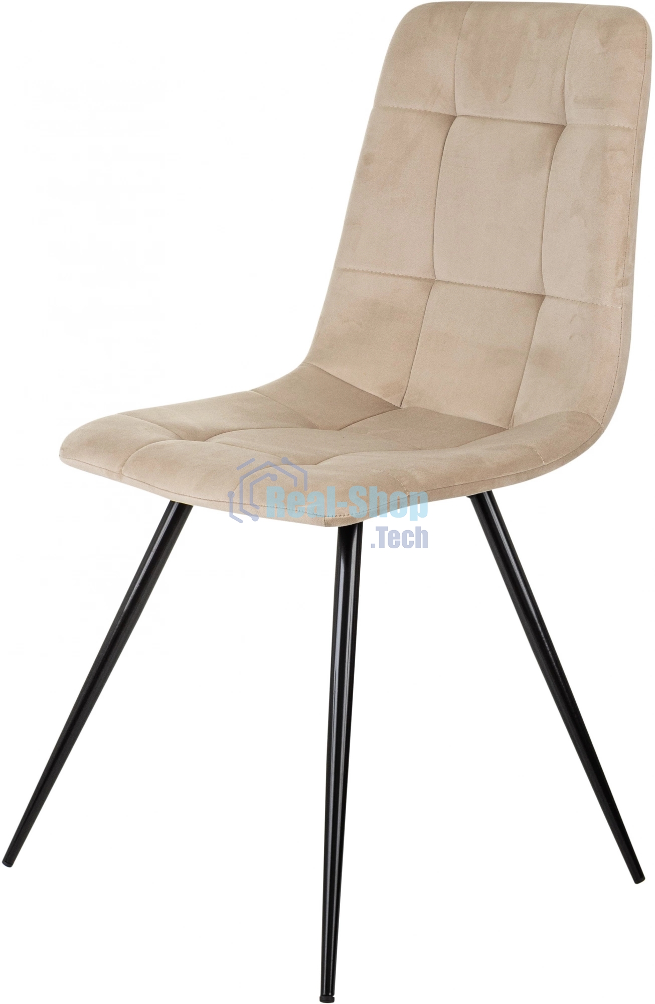 Стул для дома Бюрократ CH-K1_4 комплект 4 шт бежевый Holland 06 металл черный на ножках
