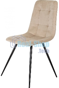 Стул для дома Бюрократ CH-K1_4 комплект 4 шт бежевый Holland 06 металл черный на ножках