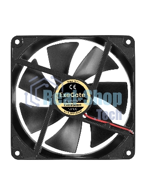 Вентилятор 12В DC ExeGate ExtraSilent ES14025S2P (140x140x25 мм, Sleeve bearing (подшипник скольжения), 2pin, 1000RPM, 22dBA)