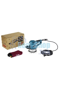 Эксцентриковая шлифовальная машина Makita BO6030 ЭШМ,310Вт,ф150мм,4000-10000об\м,ампл-3мм,2.3кг,кор,п\сборник