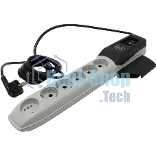 Сетевой фильтр ZIS Pilot Pro 6 розеток (5 евро + 1Gadget Parking) 1.8 м, автомат защиты Surge protector Pilot PRO 6 outlets (5 euro + 1 without ground) 10A/2.2kVt, 1.8m, automatic circuit-breaker