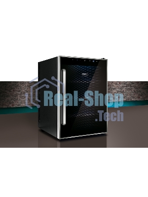 Винный шкаф CASO WineDuett Touch 12 серебристый, 33 л, 2 отсека, 12 бут., класс B