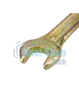 Ключ гаечный рожковый Rexant 10х11 мм, желтый цинк