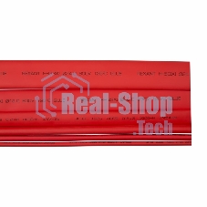 Термоусаживаемая трубка клеевая Rexant 12,0/4,0 мм, красная, упаковка 10 шт. по 1 м