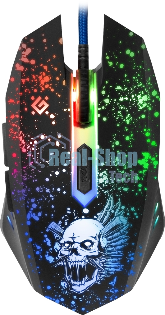 Комплект клавиатура+мышь Defender Tor MHP-127 проводной, USB, 3200 DPI, чёрный