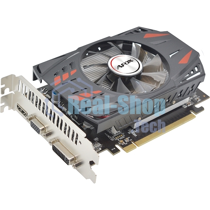 Видеокарта AFOX Geforce GT730 4Gb GDDR5 128Bit DVI HDMI VGA ATX Single Fan
