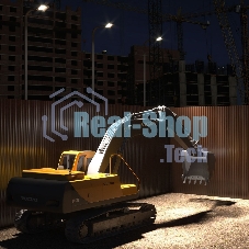 Прожектор светодиодный Gauss Elementary 150W 12800lm 6500К 200-240V IP65 черный LED 1/4