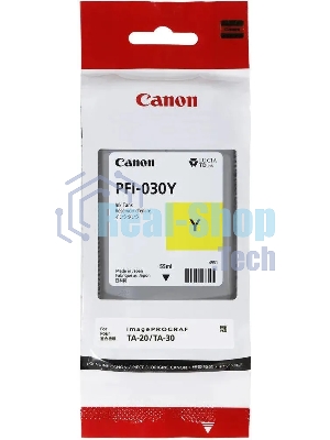 Картридж струйный Canon Pigment Ink PFI-030 Yellow желтый (55 мл) для Canon imagePROGRAF TM-240, TM-340