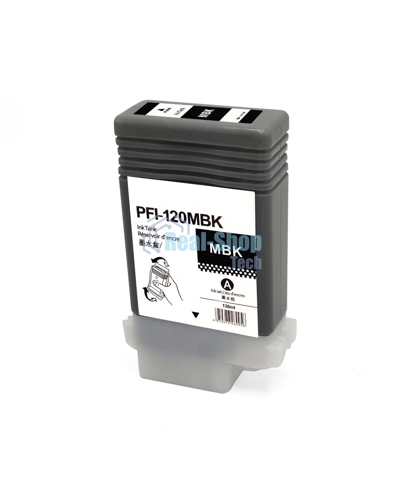 Картридж струйный NVPrint PFI-120MBK (NV-2884C001) Matte Black для Canon imagePROGRAF TM-200/205/300/305 (130 мл) совместимый