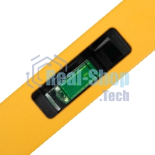 Уровень алюминиевый Denzel, магнит., фрезерованный, 3 глазка (1 зеркал.), 0,5 мм/м, 1200 мм