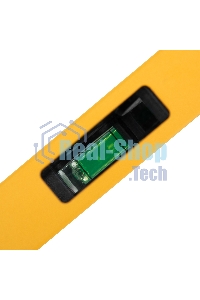 Уровень алюминиевый Denzel, магнит., фрезерованный, 3 глазка (1 зеркал.), 0,5 мм/м, 1200 мм