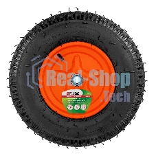 Колесо пневм. Palisad усилен. шина 8PR, 4.00-8 D400мм, подш. внут. диам. 20мм, длина оси 90мм