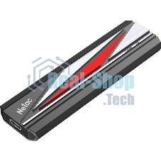 Внешний SSD Netac ZX20L, 512 Gb, USB 3.2 Gen 2x2 Type-C, R/W 2000/1800, черный