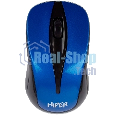 Мышь беспроводная HIPER HOMW-062 синий, 1000 dpi, радиоканал, USB, кнопки - 3