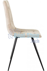 Стул для дома Бюрократ CH-K1_4 комплект 4 шт бежевый Holland 06 металл черный на ножках