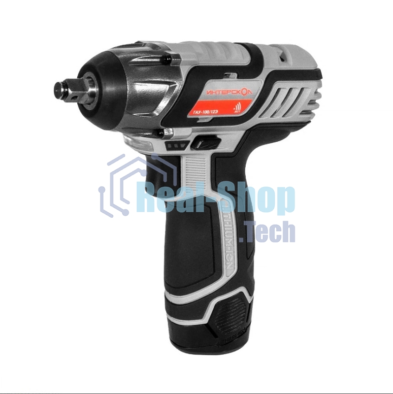 Гайковерт Интерскол ГАУ-100/12Э аккум. патрон:квад.3/8