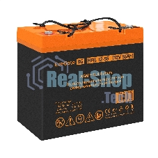 Аккумуляторная батарея ExeGate EX285652RUS HRL 12-55 (12V 55Ah, под болт М6)