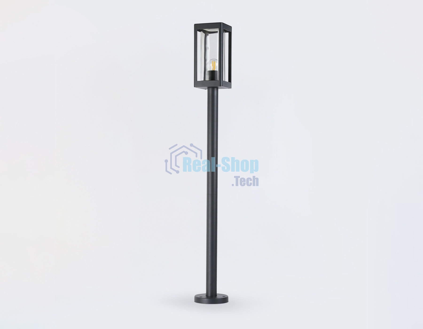Светильник Ambrella light ST2422 GR/CL серый/прозрачный IP54 E27 max 40W 110*110*1000