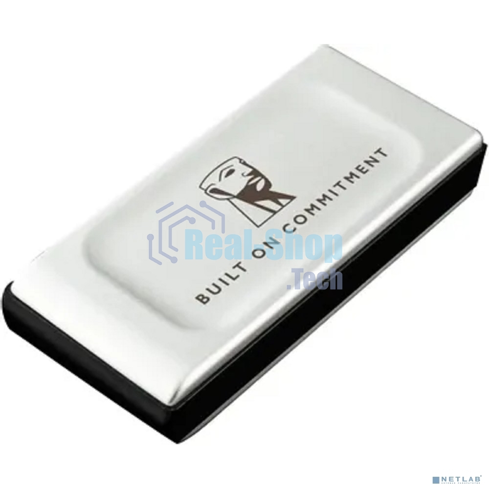 Внешний SSD Kingston XS2000, 500 Gb, USB 3.2 Gen 2x2 Type-C, R/W 2000/2000, серебристый