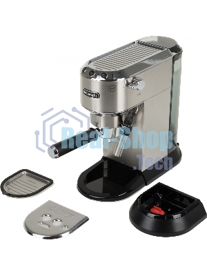 Кофеварка рожковая DeLonghi EC685.M серебристый, исп. кофе - молотый/чалды, 1.1 л, 1350 Вт, 15 бар