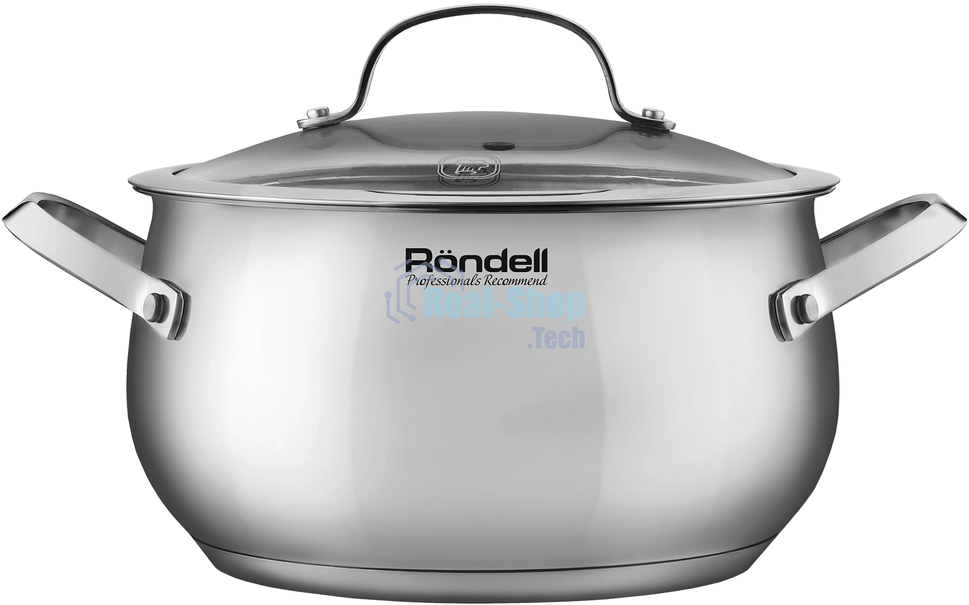 Кастрюля Rondell Calypso RDS-1671 3.8л. d=20см (с крышкой) сталь