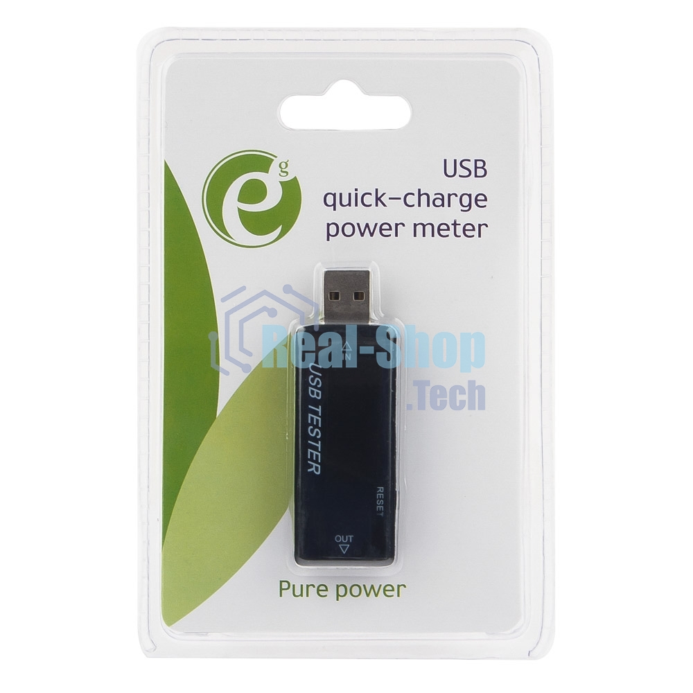 Измеритель мощности USB порта Energenie EG-EMU-03, до 30V/5A, поддержка QC 2.0 и 3.0