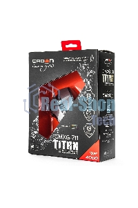 Мышь проводная Crown Gaming CMXG-711 черный, 4000 dpi, USB, кнопки - 8