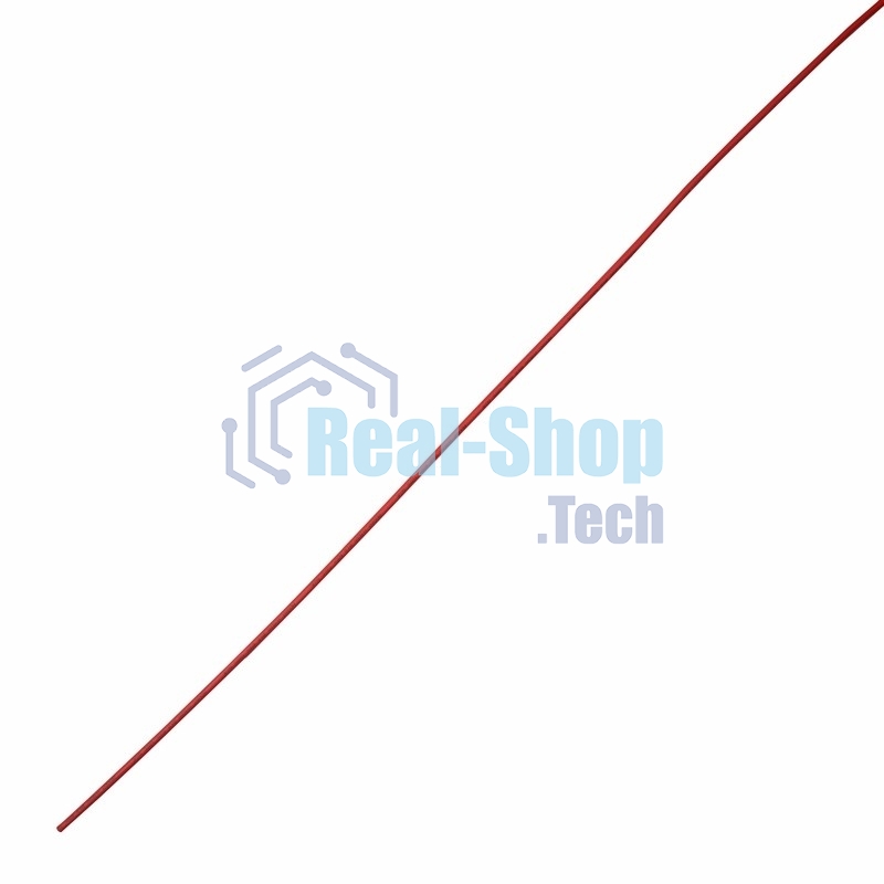 Термоусаживаемая трубка клеевая Rexant 4,8/1,6 мм, красная, упаковка 10 шт. по 1 м