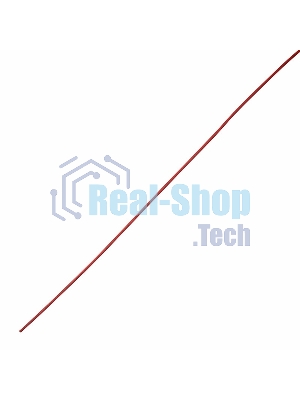 Термоусаживаемая трубка клеевая Rexant 4,8/1,6 мм, красная, упаковка 10 шт. по 1 м