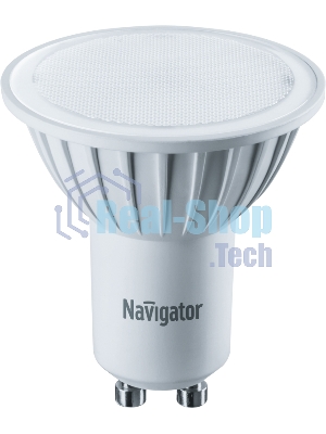 Лампа светодиодная Navigator NLL-PAR16-5-230-3K-GU10 5Вт 3000К теплый белый GU10 360лм 170-260В