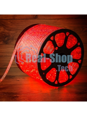 Дюралайт LED, постоянное свечение (2W) - красный, 36 LED/м, бухта 100м Neon-Night