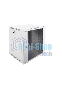 Шкаф телекоммуникационный настенный разборный ЭКОНОМ 12U (600 × 520) дверь стекло