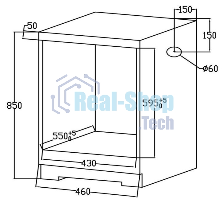 Духовой шкаф электрический Weissgauff EOY 451 PDB черный, встраиваемый