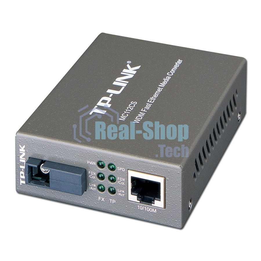 Сетевой коммутатор TP-Link SMB MC112CS Медиаконвертер 10/100M RJ45 to 100M single-mode, Full-duplex, up to 20Km